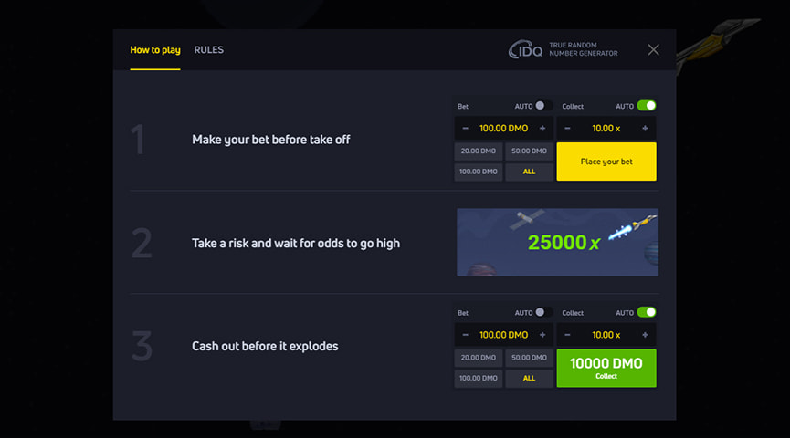 Ang Paytable ng JetX Online Slot