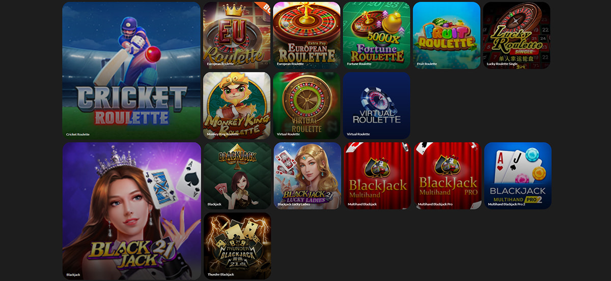 Ang JoliBet Roulette, Blackjack & Iba Pang Table Games